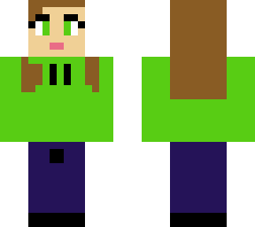 green hoddie
