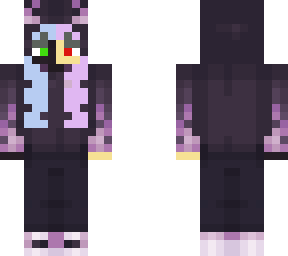 half and half demon girl