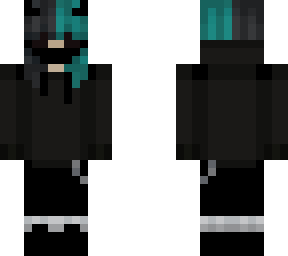 masked girl with chain