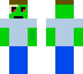 minecraft loser that has been bitten by a zombie  last breath