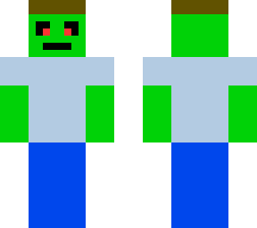 minecraft loser that has been bitten by a zombie infected
