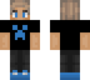 minecraft player with creeper face