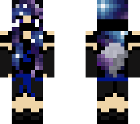 ninja galaxy wolf girl