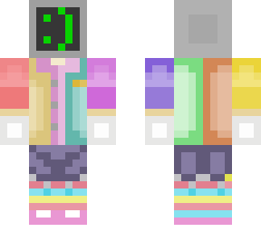 pastel tv head