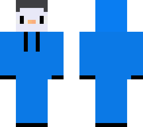 penguin with blue pjs