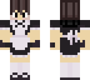person but in a maid costume