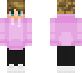 pink hoodie