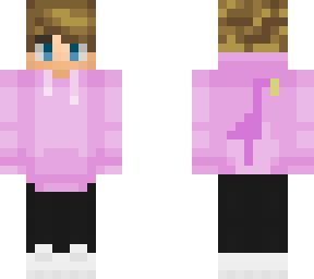 pink hoodie