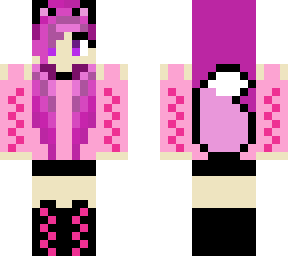 pink wolf girl