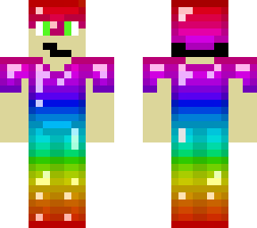 rainbow armor | Minecraft Skin