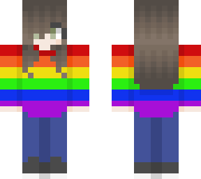 rainbow girl