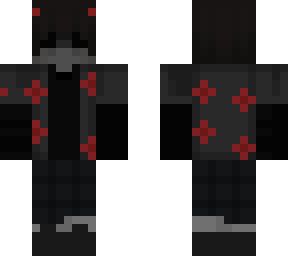 red and black corrupt guy