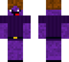 suspicious purple man