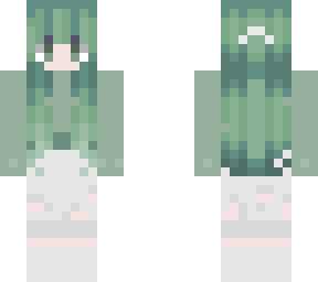 the unmasked (green)