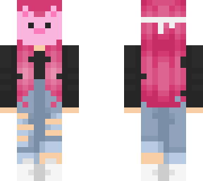 valentine girl with cat mask