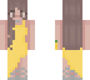 yellow dress