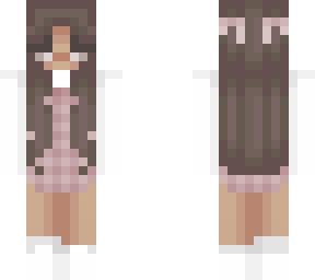 - school girl - egirl - pink - white -