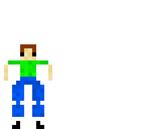 a flat man