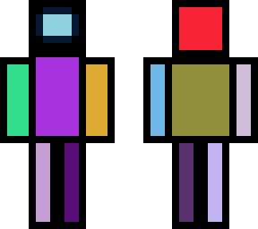 among us multicolored imposter
