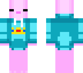 axolotl with hoodie (pink & light blue-logo)