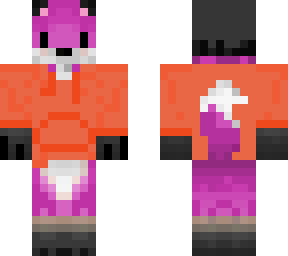 beanie purple fox