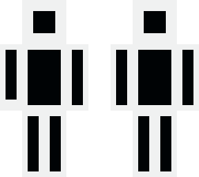 black and white cube skin