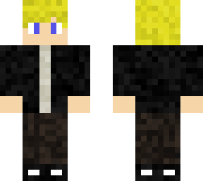 blond hair with coat
