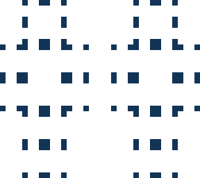 blue dots on white