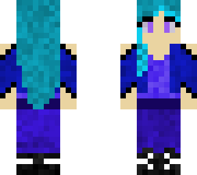 blue girl