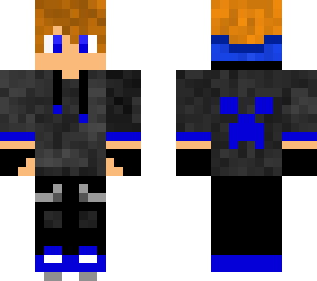 blue hoodie