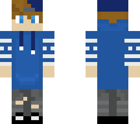 blue hoody boy
