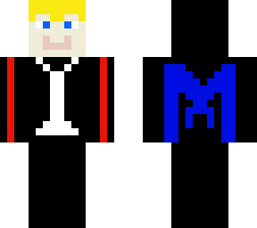 blue m blond hood boy