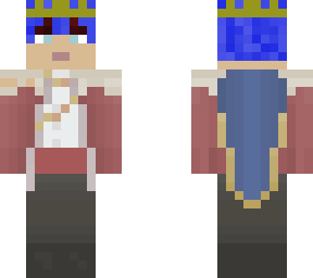 blue techno as a human remake