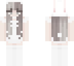 bunny hat and white dress