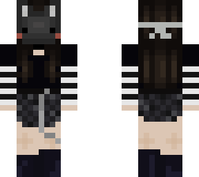 bunny mask girl!