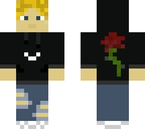casual blonde boy