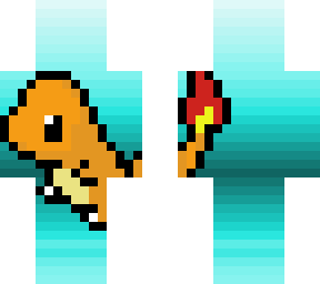 charmander pixel art