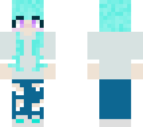 cyan girl