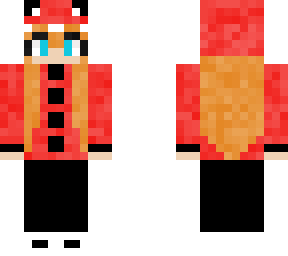 dino red girl