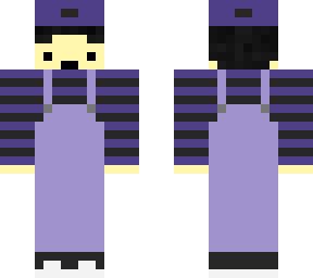 dungarees! (purple, black and fixed!)
