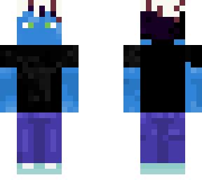 flamaxe the ruman with an ice cream sundae on thier head