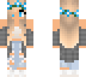 flower girl skin (blue)