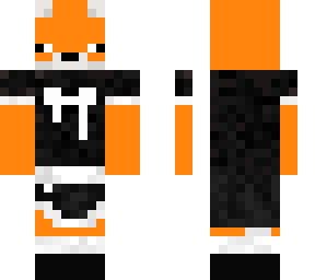 fox in maid dress