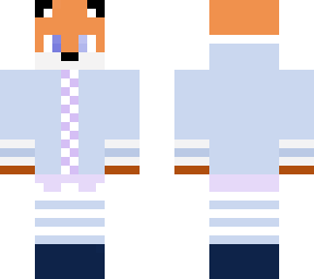 fox with headphones, high socks, checker bord shirt and jacket