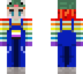 froggy redhead pastel rainbow