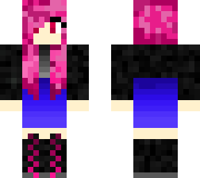 gradiented girl (magenta)