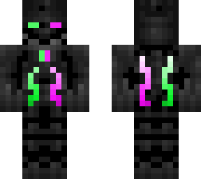 green and pink monster