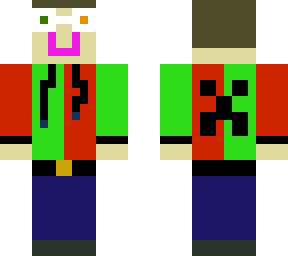 green and red jumper boy