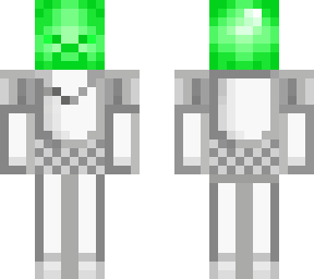 green colorless guard without a helmet