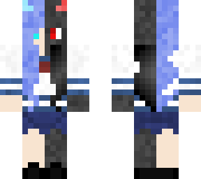 half & half devil school girl